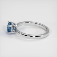 1.20 Ct. Sapphire Ring, 14K White Gold 4
