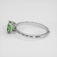 1.58 Ct. Green to Brownish Yellow Alexandrite Ring, 14K White Gold 4