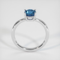 1.20 Ct. Sapphire Ring, 18K White Gold 3