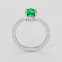 1.24 Ct. Emerald Ring, 18K White Gold 3