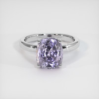 3.10 Ct. Sapphire Ring, 18K White Gold 1