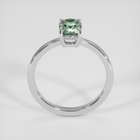 1.42 Ct. Green Sapphire Ring, 18K White Gold 3