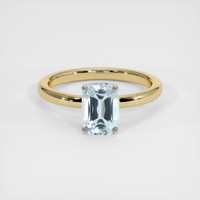 1.29 Ct. Gemstone Ring, 18K White & Yellow 1