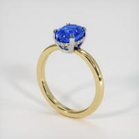 2.90 Ct. Sapphire Ring, 18K White & Yellow 2