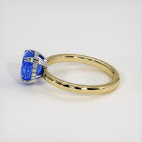 2.90 Ct. Sapphire Ring, 18K White & Yellow 4
