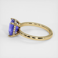 3.00 Ct. Color Change Sapphire Ring, 14K Yellow Gold 4