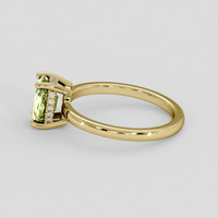 1.21 Ct. Bi Color Sapphire Ring, 14K Yellow Gold 4