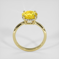 3.54 Ct. Yellow Sapphire Ring, 14K Yellow Gold 3