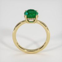 1.50 Ct. Emerald Ring, 18K Yellow Gold 3