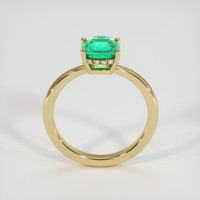 1.26 Ct. Emerald Ring, 18K Yellow Gold 3