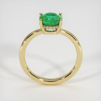 1.02 Ct. Emerald Ring, 18K Yellow Gold 3