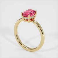 2.10 Ct. Sapphire Ring, 18K Yellow Gold 2