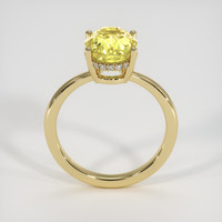 3.03 Ct. Sapphire Ring, 18K Yellow Gold 3