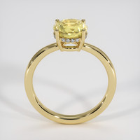 3.12 Ct. Yellow Sapphire Ring, 18K Yellow Gold 3