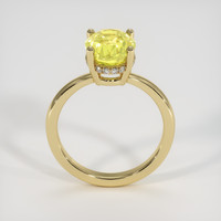 3.06 Ct. Sapphire Ring, 18K Yellow Gold 3
