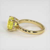 3.06 Ct. Sapphire Ring, 18K Yellow Gold 4
