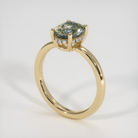 2.20 Ct. Bi Color Sapphire Ring, 18K Yellow Gold 2