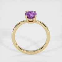1.46 Ct. Purple Sapphire Ring, 18K Yellow Gold 3