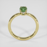 0.90 Ct. Green Sapphire Ring, 18K Yellow Gold 3
