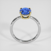 2.62 Ct. Blue Sapphire Ring, 18K Yellow & White 3
