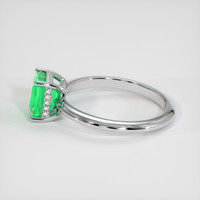 1.45 Ct. Emerald Ring, Platinum 950 4