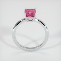 2.08 Ct. Pink Sapphire Ring, 14K White Gold 3