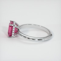 2.08 Ct. Pink Sapphire Ring, 14K White Gold 4