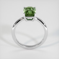 3.55 Ct. Green Sapphire Ring, 14K White Gold 3