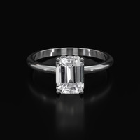 2.51 Ct. Sapphire Ring, 14K White Gold 1