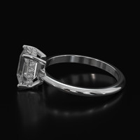 2.51 Ct. Sapphire Ring, 14K White Gold 4
