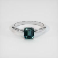 1.25 Ct. Sapphire Ring, 14K White Gold 1
