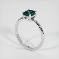 1.25 Ct. Sapphire Ring, 14K White Gold 2