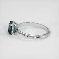1.25 Ct. Sapphire Ring, 14K White Gold 4