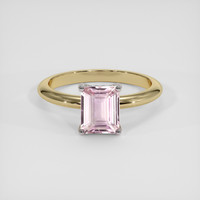 1.57 Ct. Pink Sapphire Ring, 18K White & Yellow 1