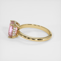 2.15 Ct. Pink Sapphire Ring, 14K Yellow Gold 4