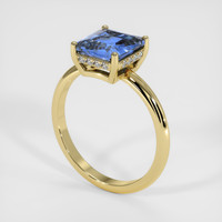 2.58 Ct. Sapphire Ring, 14K Yellow Gold 2