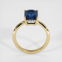 2.09 Ct. Blue Sapphire Ring, 14K Yellow Gold 3