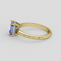 2.70 Ct. Violet Sapphire Ring, 14K Yellow Gold 4