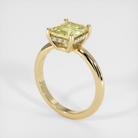 2.04 Ct. Sapphire Ring, 14K Yellow Gold 2
