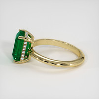 2.65 Ct. Emerald Ring, 18K Yellow Gold 4