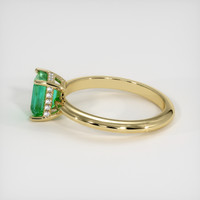 1.64 Ct. Emerald Ring, 18K Yellow Gold 4
