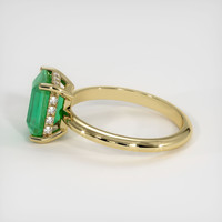 2.15 Ct. Emerald Ring, 18K Yellow Gold 4