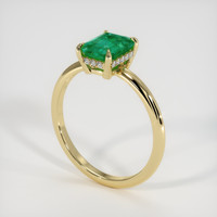 1.82 Ct. Emerald Ring, 18K Yellow Gold 2