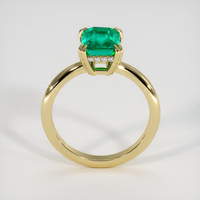 2.30 Ct. Emerald Ring, 18K Yellow Gold 3