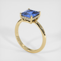2.58 Ct. Sapphire Ring, 18K Yellow Gold 2