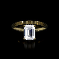 1.60 Ct. Sapphire Ring, 18K Yellow Gold 1