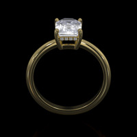1.60 Ct. Sapphire Ring, 18K Yellow Gold 3