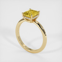 2.07 Ct. Sapphire Ring, 18K Yellow Gold 2