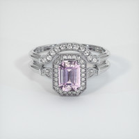 1.11 Ct. Sapphire Ring, Platinum 950 1