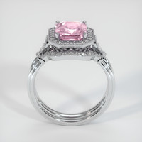 2.62 Ct. Pink Sapphire Ring, Platinum 950 3